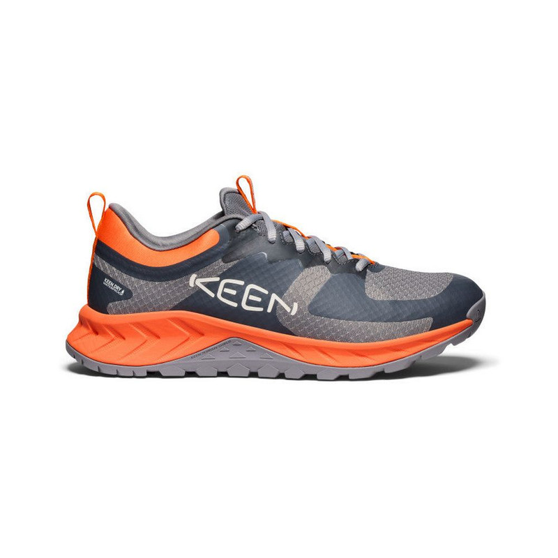 KEEN Men's Versacore - Steel Grey / Scarlet Ibis - 1029050 - Profile