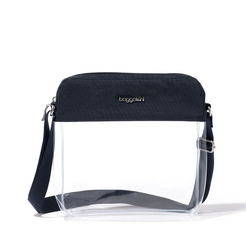 Baggallini Clear Stadium Crossbody - French Navy - STC841-B0576 - Profile