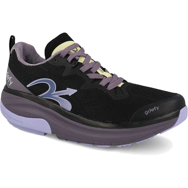 Gravity Defyer Women's GDEFY Lauff - Black / Purple - TB9049FGR - Angle