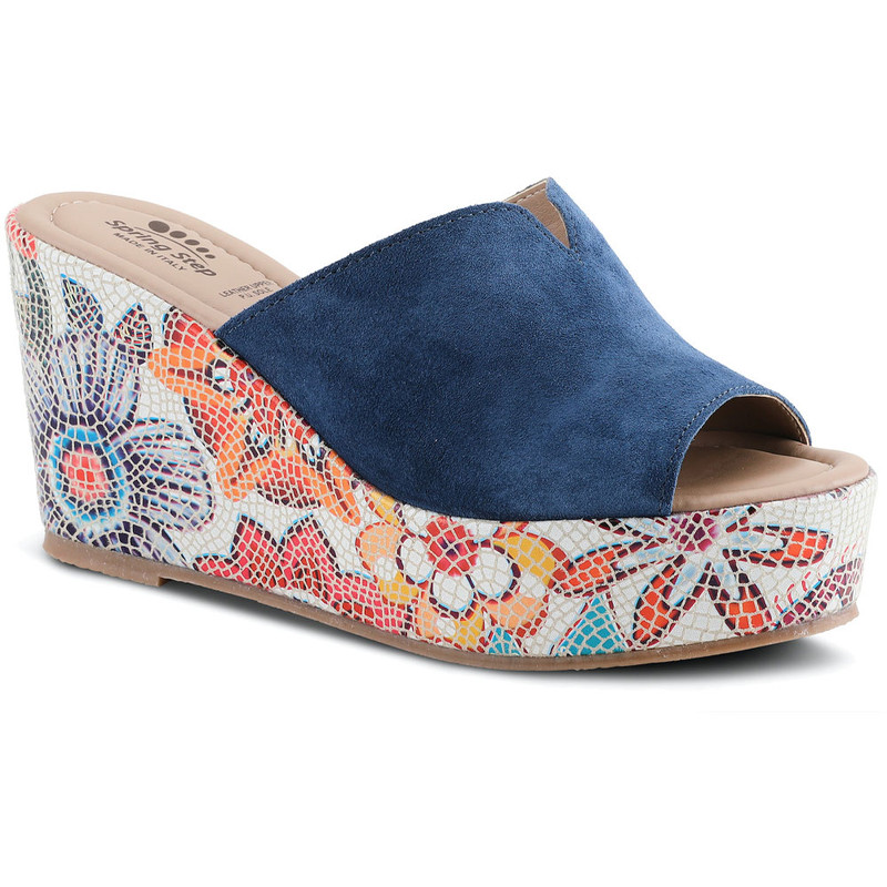 Spring Step Women's Laylani - Blue Suede - Laylani-BLUS - Angle