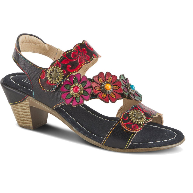 Spring Step Women's L'Artiste Aromas - Black Multi - Aromas-BM - Angle