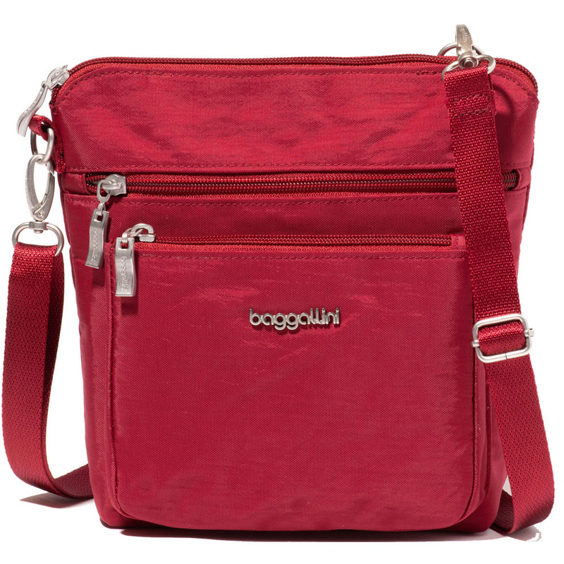 Baggallini Modern Pocket Crossbody - Ruby Red - POK730-B0578 - Profile
