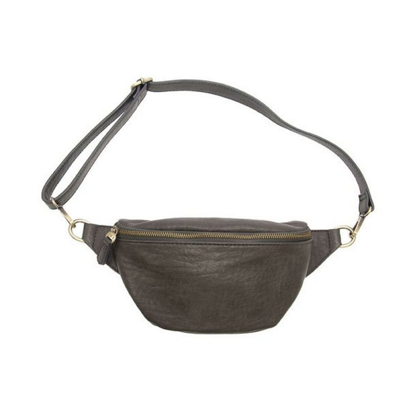 Joy Susan Shiloh Sling Belt Bag - Charcoal - L8158-98 - Profile