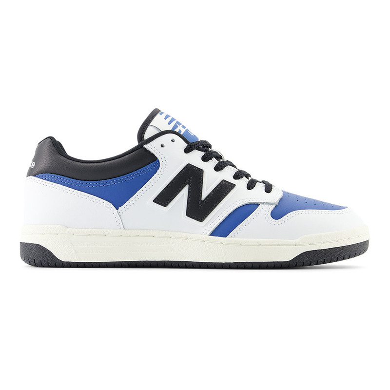 New Balance 480 - White / Blue Agate / Black - BB480LTA - Profile