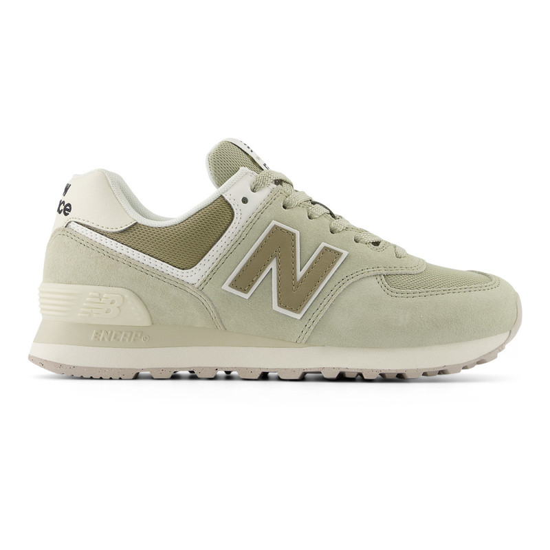 New Balance Women's 574 - Olivine / Dark Stoneware / Turtledove - WL574DP2 - Profile