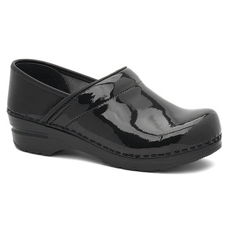 dansko professional black patent