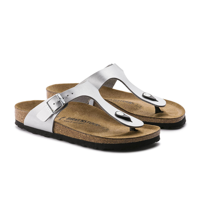 birkenstock silver gizeh