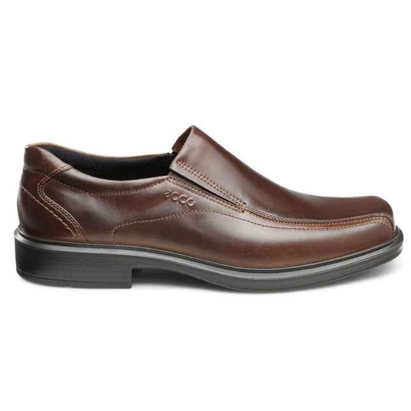 ecco brown leather shoes