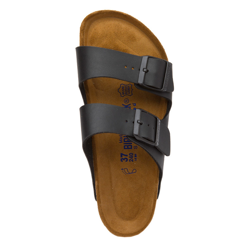 Birkenstock Arizona Soft Footbed Black Birko-Flor Regular Unisex