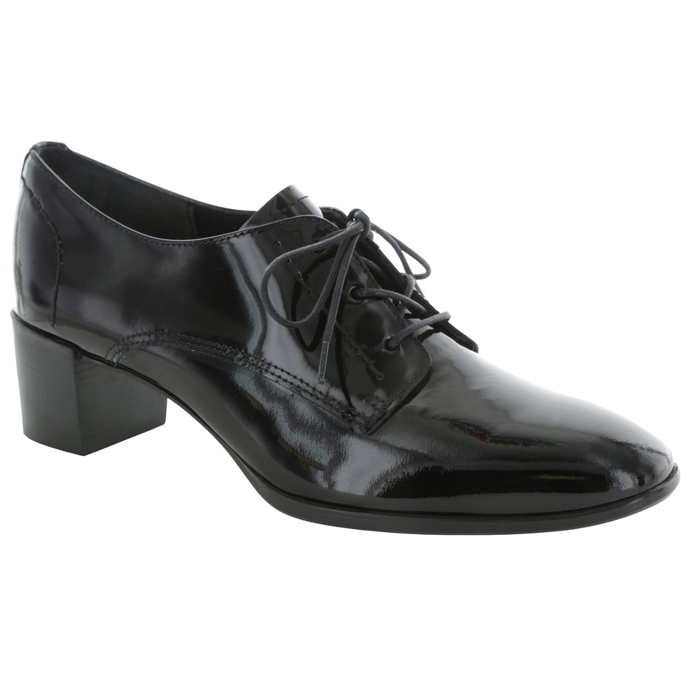 women's black patent leather shoes