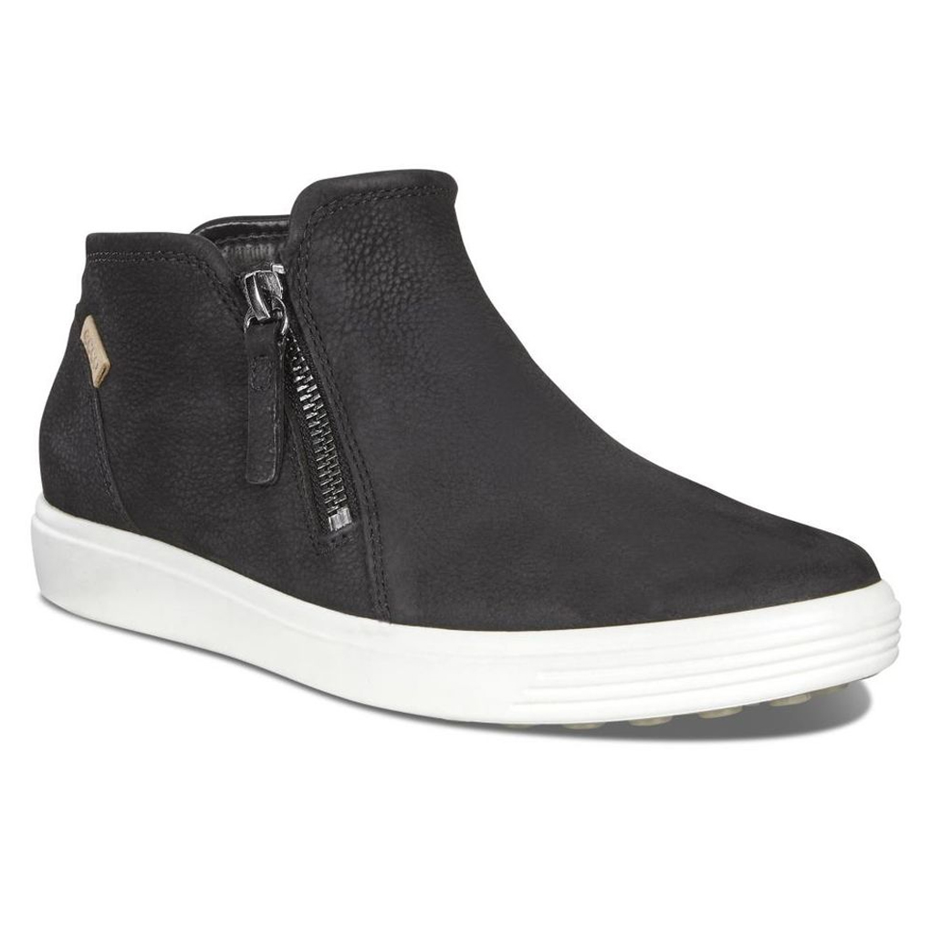 black bootie sneakers