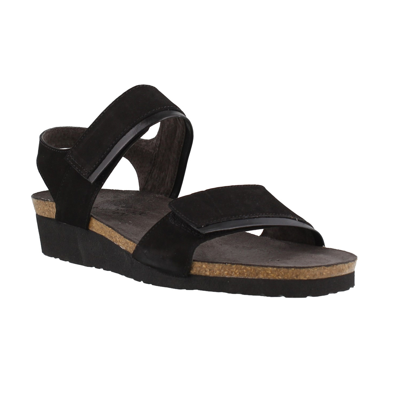 naot black sandals