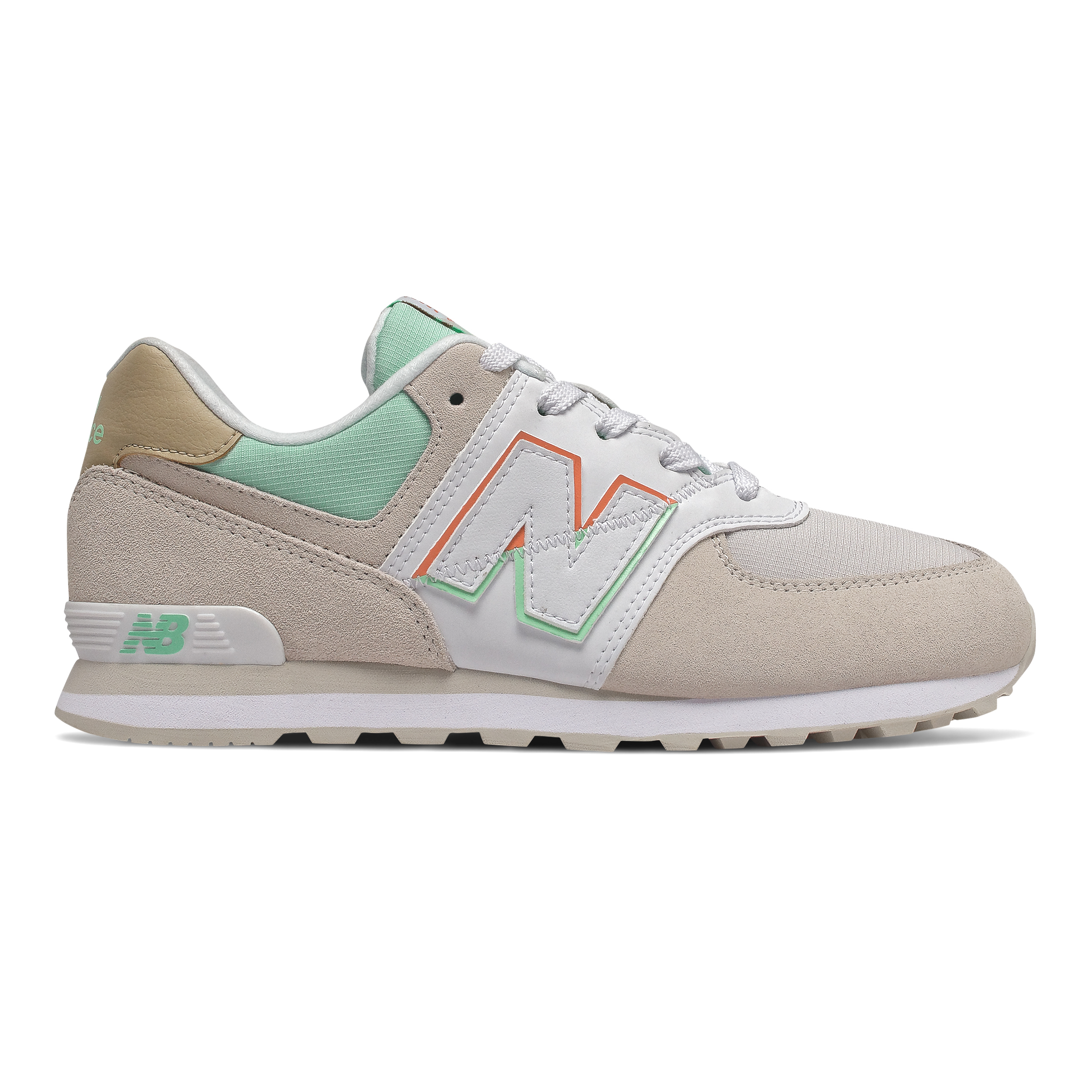 new balance 574 grey mint