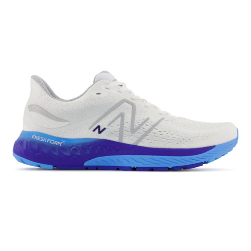 New Balance Men's Fresh Foam X 880v12 - White / Infinity Blue / Bleach Blue