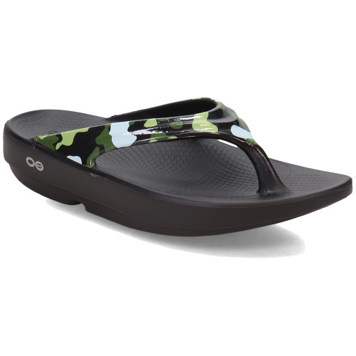 OOFOS Clog, Green Camo (W6)