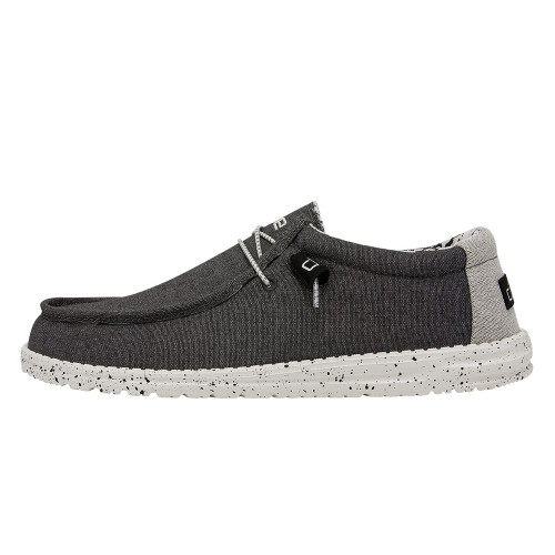 Hey Dude Wally Sox Men's Shoes - Black And White, US 9 for sale online