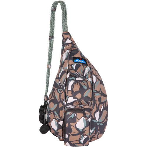 Kavu Women's Rope Sling Bag - Aqua Montage | elliottsboots