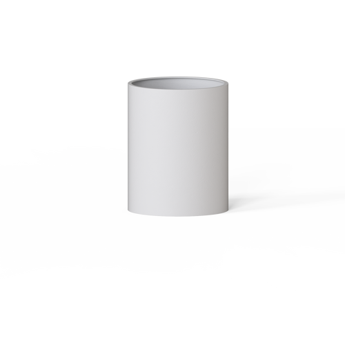 Mojay GRC Concrete Cylinder Planter 1000 White - 80x100cm