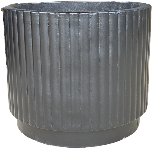 Vaucluse Corrugated Cylinder Black