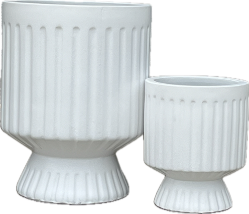 Vaucluse Raised Cylinder White Set 2