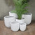GardenLite Egg Planter White SET6 - available as a set only
