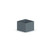 Mojay GRC Blue Mountains Trough Concrete Planter Dark Grey 50x50x50cm