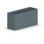 Mojay GRC Hunter Valley Concrete Planter Trough Dark Grey 150x50x100cm