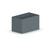 Mojay GRC Nepean Concrete Planter Trough Dark Grey 100x60x80cm