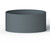 Mojay GRC Concrete Cylinder Planter 1000 Dark Grey - 220x100cm