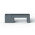 GRC Concrete Bench Seat with Planter in Dark Grey