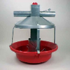 Model ATF Red Feeder w/Non-Swing Down Plastic Pan and Cone