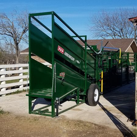 The 12' Stationary Ramp is well-suited to stationary handling systems, and is the best option for smaller operations.
