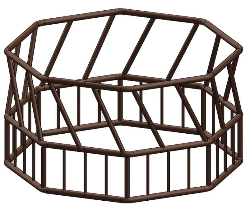 ON-GROUND BALE FEEDER