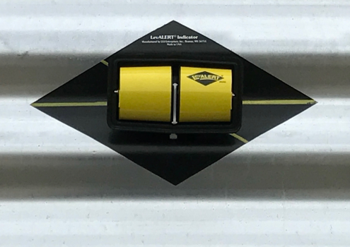 Levalert. Why Climb? Monitoring bin levels has never been this fast and easy! In just one glance, you can instantly see if the granular material in your bin is above or below the level of the LevALERT® Indicator, all while keeping both feet safely on the ground