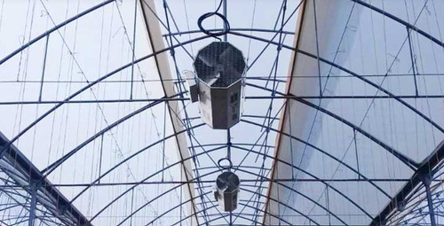 Bloom direct-fired greenhouse heaters