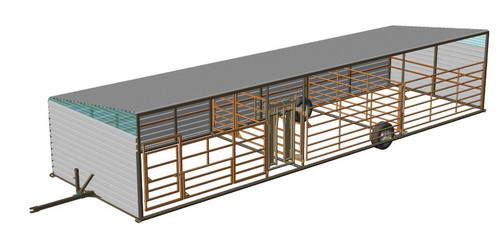 PORTABLE CALVING BARN 12' X 40'