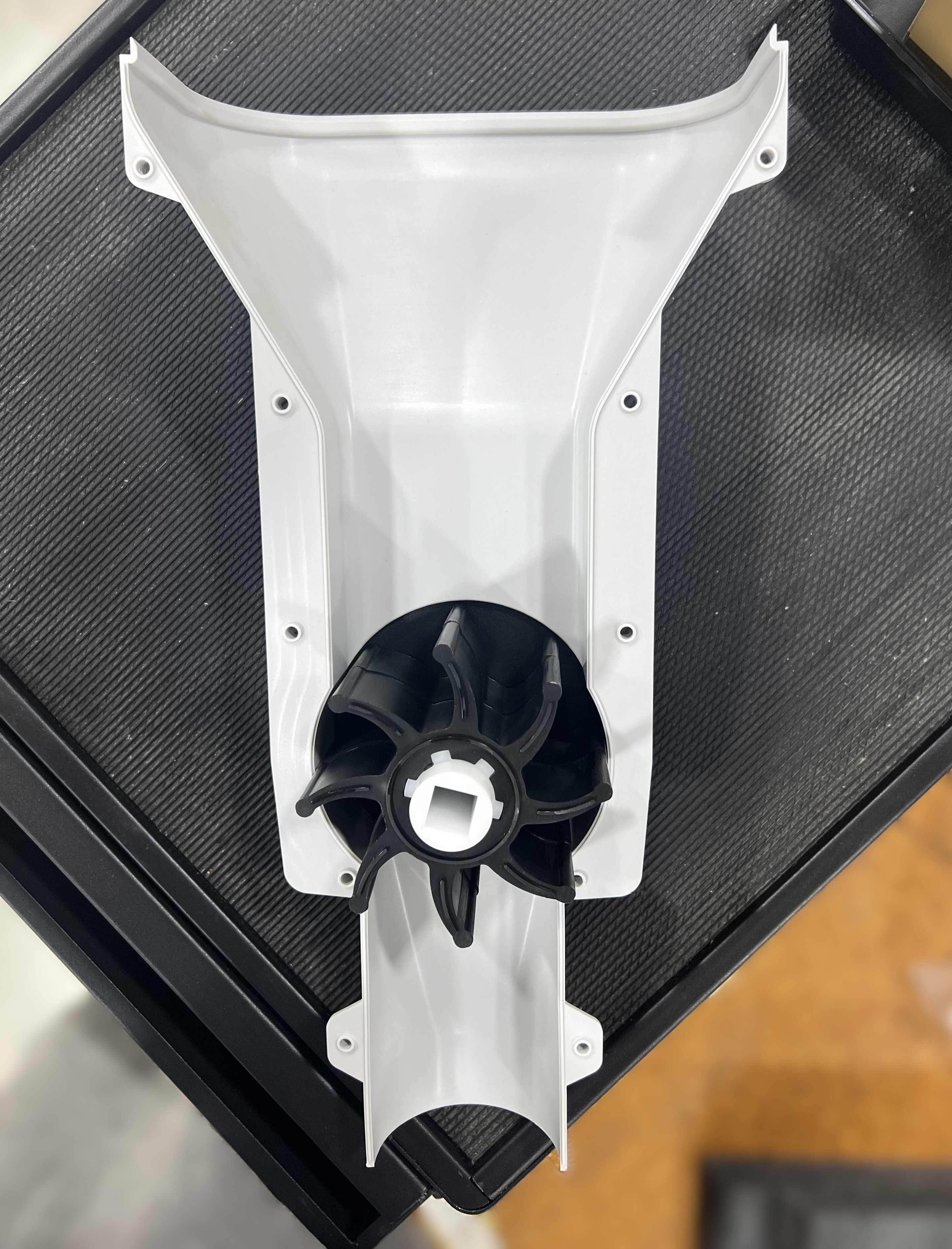 Fancom 4420370 Farotek Dispenser 1/2 Shell with Rotary Gear and Cover Shaft