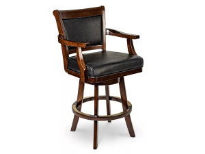 Espresso & Black Backed Bar Stool Espresso & Black Backed Bar Stool