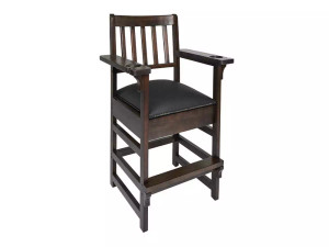 Gray Walnut King Spectator Chair Gray Walnut King Spectator Chair