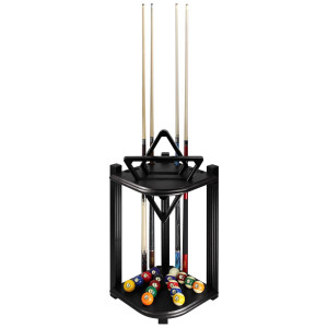 Imperial Double Thick Corner Cue Rack, Black Imperial Double Thick Corner Cue Rack, Black