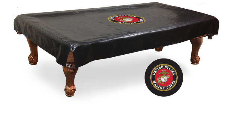 United States Marine Corps 7 Ft Pool Table Cover