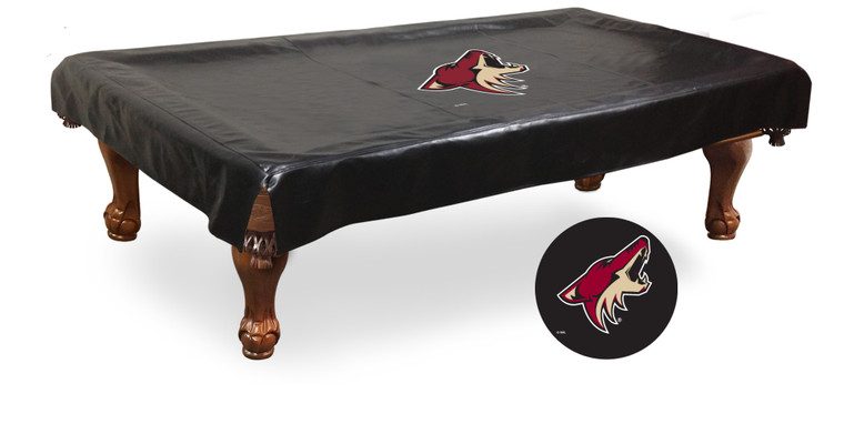 Arizona Coyotes 8 Ft Pool Table Cover