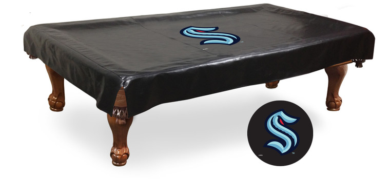 Seattle Kraken 8 Ft Pool Table Cover