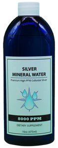 8000 PPM Colloidal Silver Immune Support Supplement - 16 oz (475 ml) -Non-Toxic High PPM Atomic Trace Minerals. 8000 PPM Colloidal Silver Immune Support Supplement - 16 oz (475 ml) -Non-Toxic High PPM Atomic Trace Minerals.