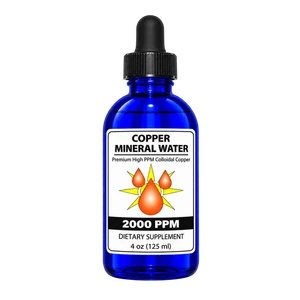 Colloidal Copper 2000 PPM, No chemicals or additives