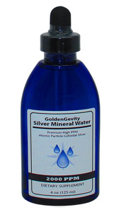 2000 PPM Colloidal Silver Immune Support Supplement - 4 oz (125 ml) -Non-Toxic High PPM Atomic Trace Minerals. 2000 PPM Colloidal Silver Immune Support Supplement - 4 oz (125 ml) -Non-Toxic High PPM Atomic Trace Minerals.