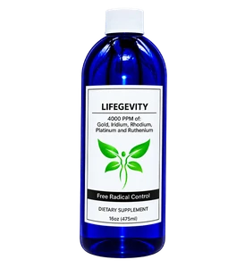 LifeGevity – Colloidal Gold & Noble Mineral Blend – 16 oz