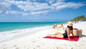 Private white sand beach at Lighthouse Pointe Grand Lucayan in Freeport 