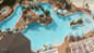 Aerial view of pool  area at adults-only resort, Warwick Paradise Island in Nassau. 