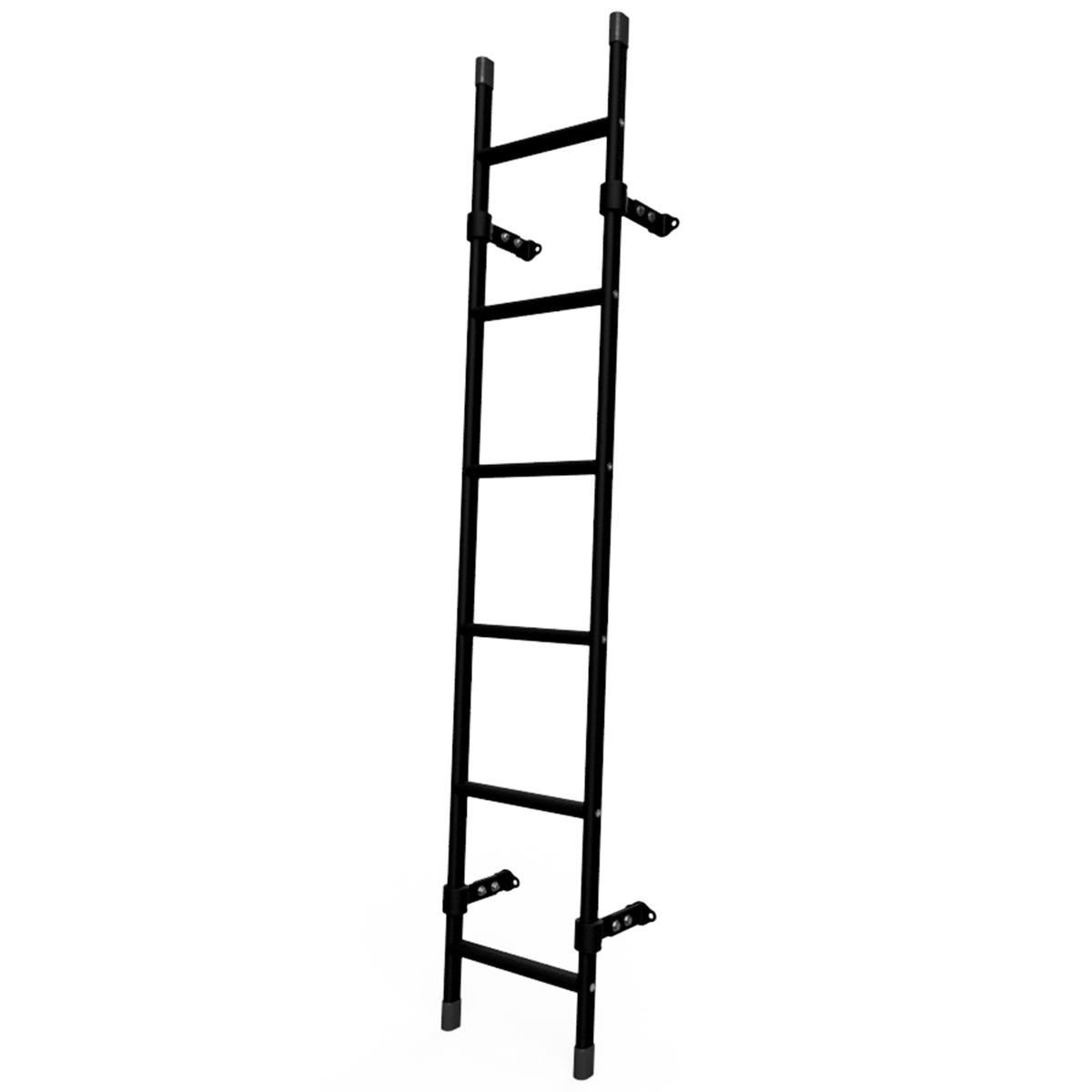 Rear Access Ladder, Universal for Box Trucks (72″) - Black